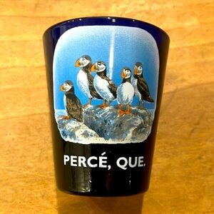 Collectible Rocher Percé Québec Canada Shot Glass